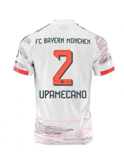 Bayern Munich Dayot Upamecano #2 Replika Borta Kläder 2025-26 Kortärmad Bayern Munich Dayot Upamecano #2 Replika Borta Kläder 2025-26 Kortärmad